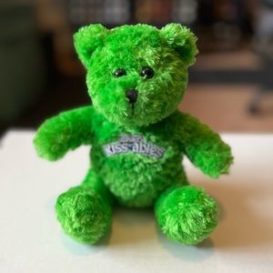 NWOT - Hershey kiss-ables green bear stuffed animal